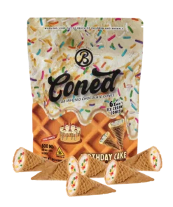 Coned Edibles BIRTHDAY CAKE ,Coned Edibles