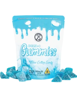 Baked Bags Gummies BLUE COTTON CANDY, Baked Bags Gummies