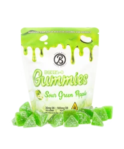Sour Green Apple , Baked Bags Gummies