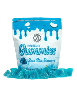 Baked Bags Gummies SOUR BLUE RASPBERRY , Baked Bags Gummies