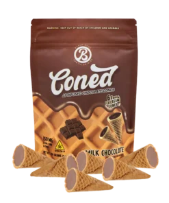 coned edibles MILK CHOCOLATE