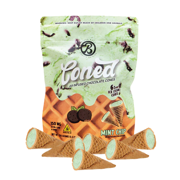 Coned Edibles MINT CHIP, Coned Edibles