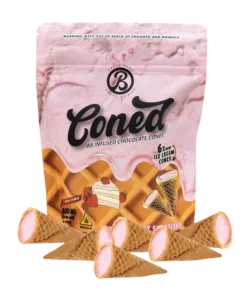 Coned Edibles STRAWBERRY SHORTCAKE,Coned Edibles