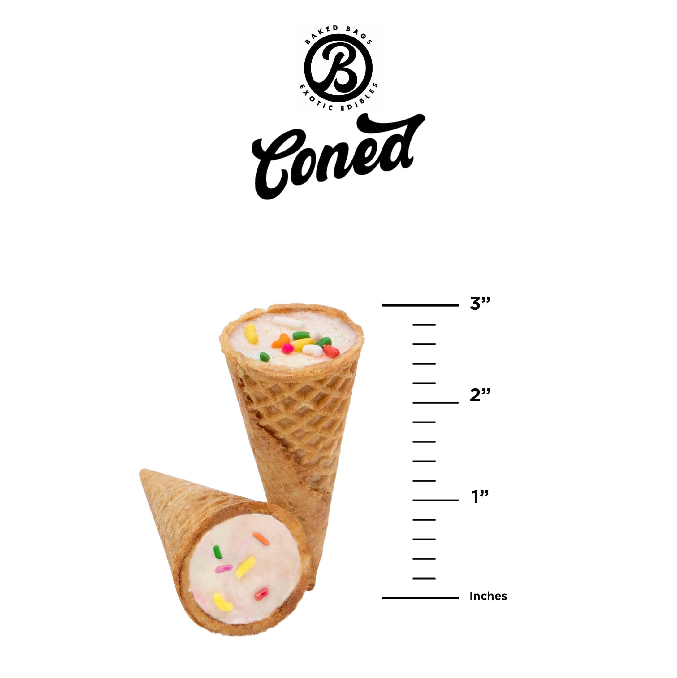 Coned Edibles BIRTHDAY CAKE ,Coned Edibles