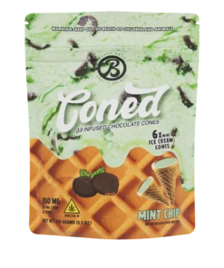 Coned Edibles MINT CHIP, Coned Edibles